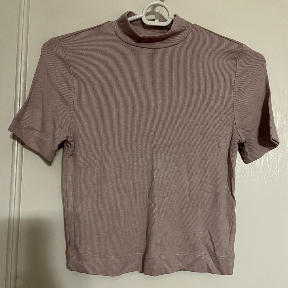 Babaton mock neck shirt